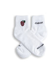 Cabot Bordeaux Ankle Socks