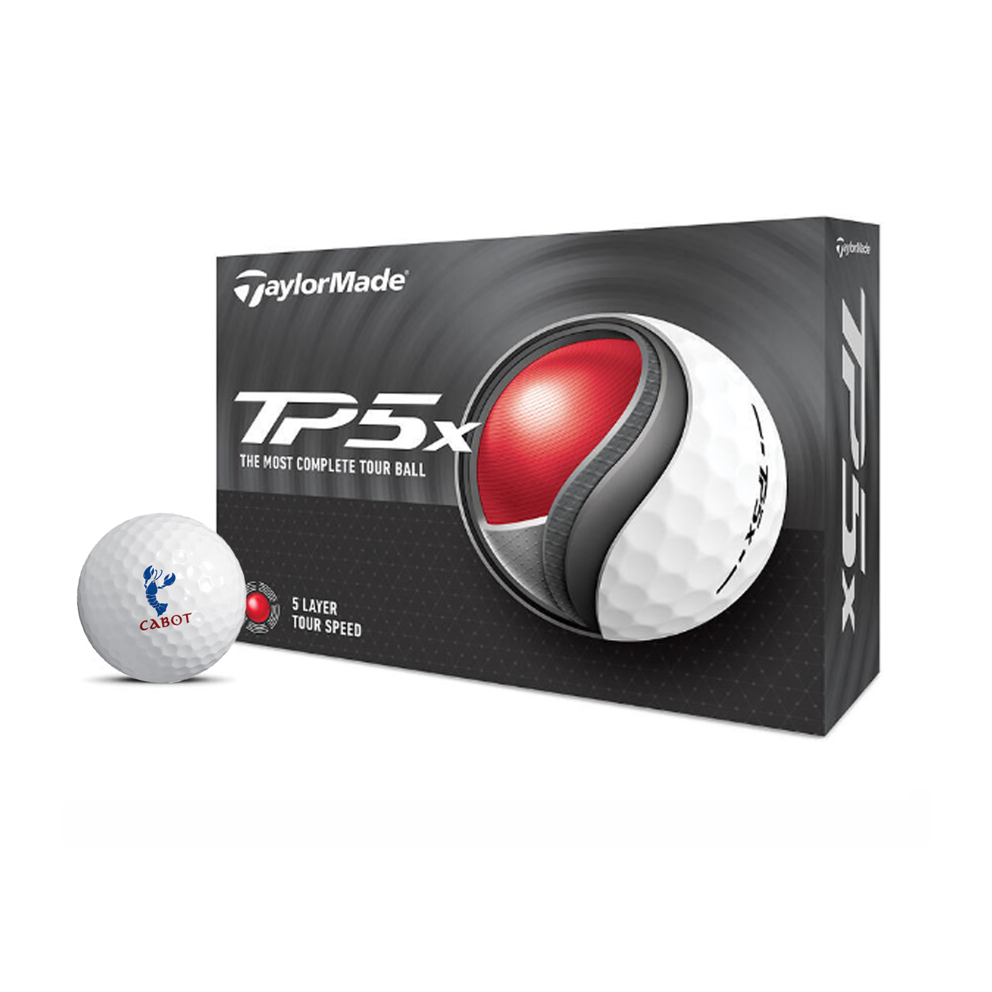 TaylorMade TP5x Cabot Cliffs Golf Balls 12pk