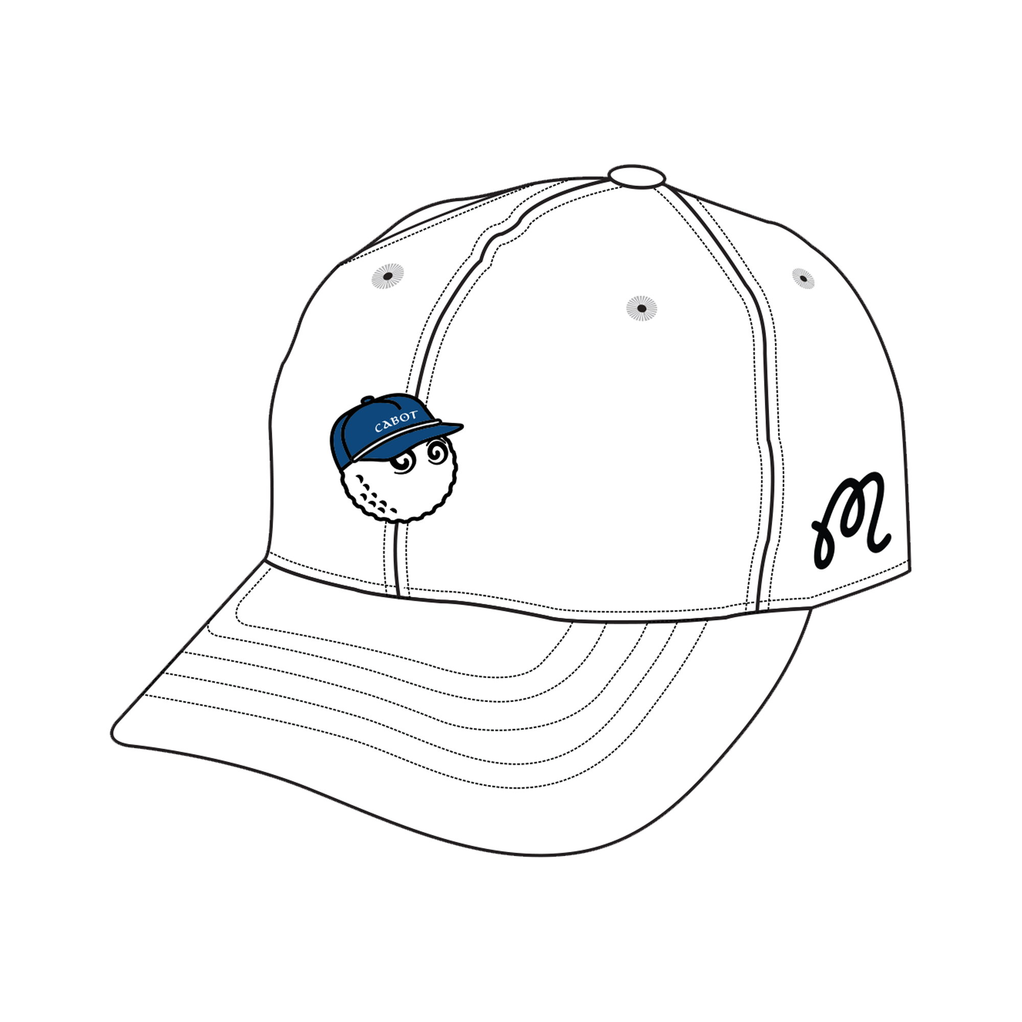 Malbon x CABOT Cotton Twill Dad Hat