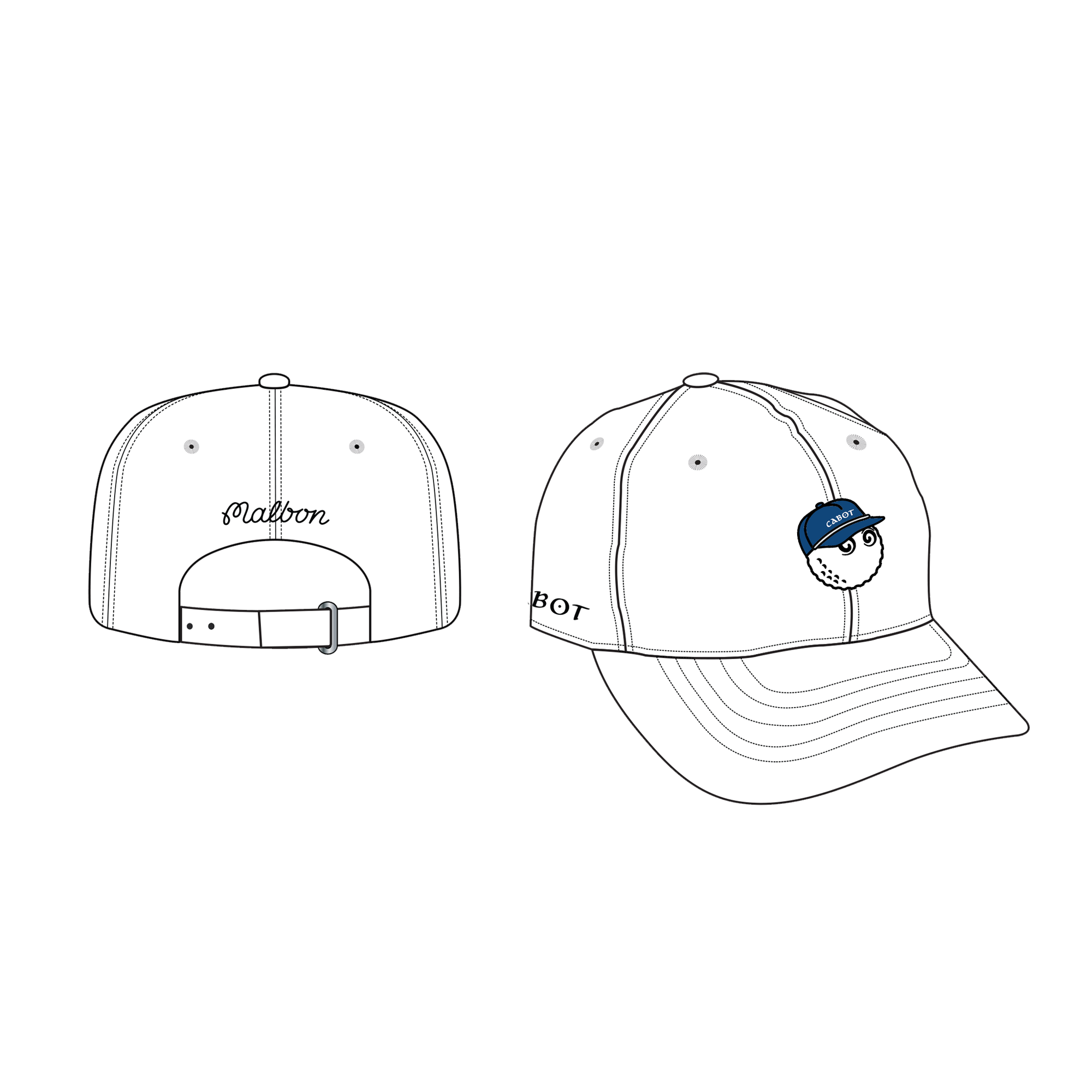 Malbon x CABOT Cotton Twill Dad Hat