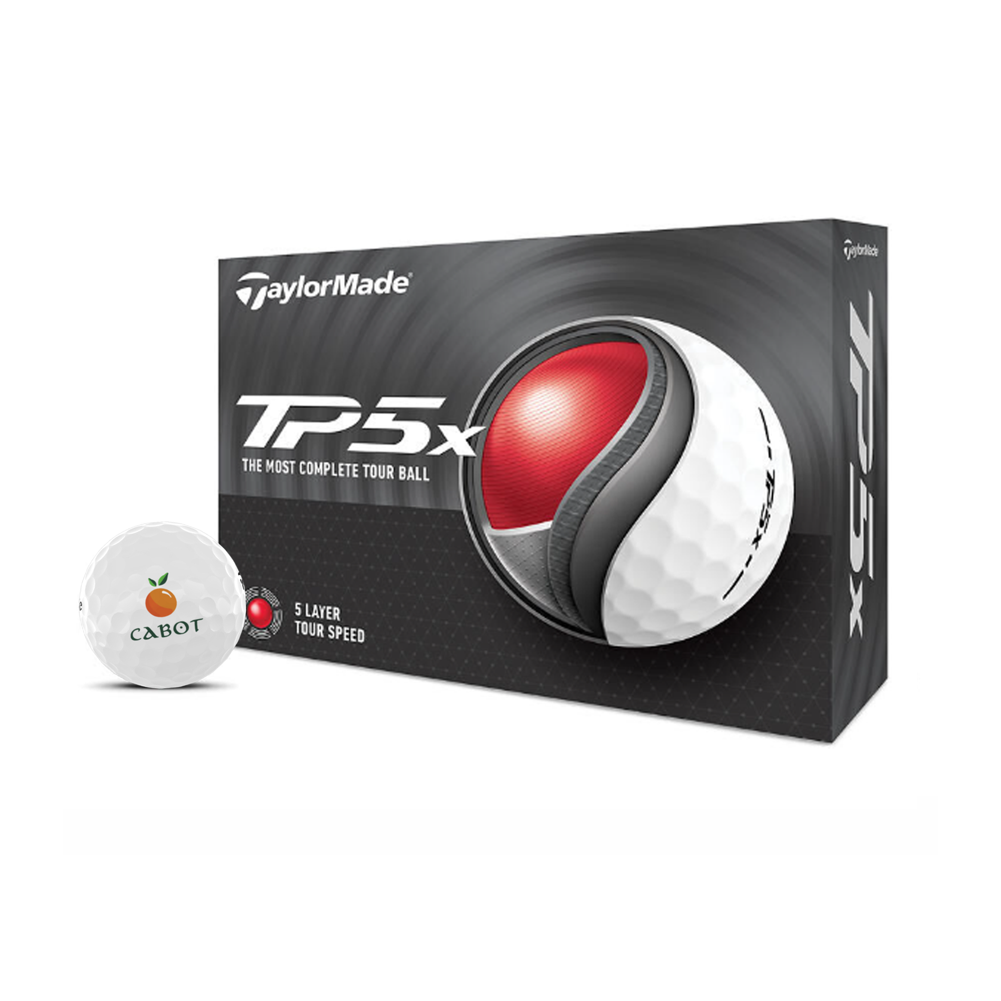 TaylorMade TP5x Cabot Citrus Farms Golf Balls 12pk